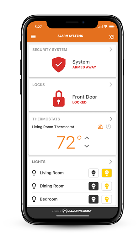 Mobile App Alarm.com