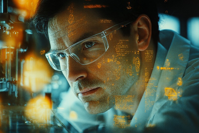 Chemist looks at data
