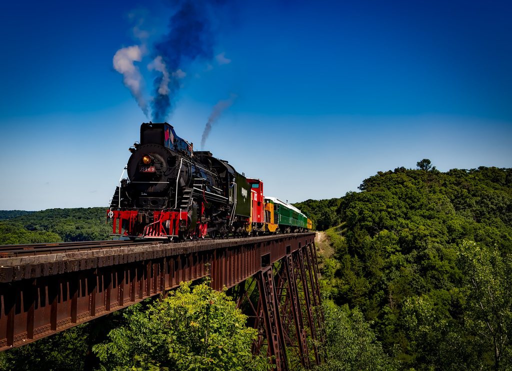 Railroad Train Railway Tracks