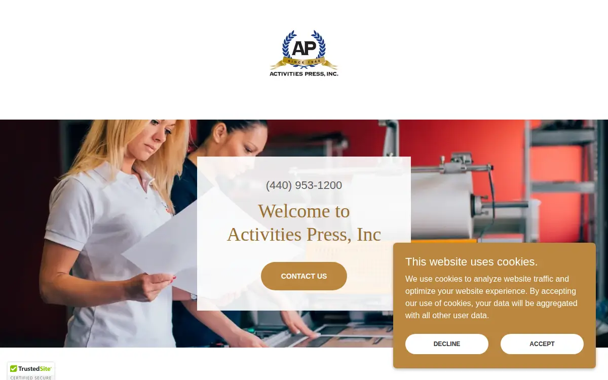 Homepage of Activities Press, INC.