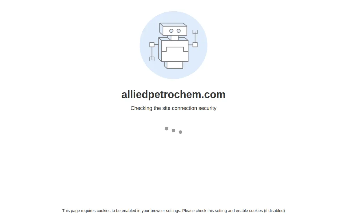 Homepage of Allied Petrochemical, LLC