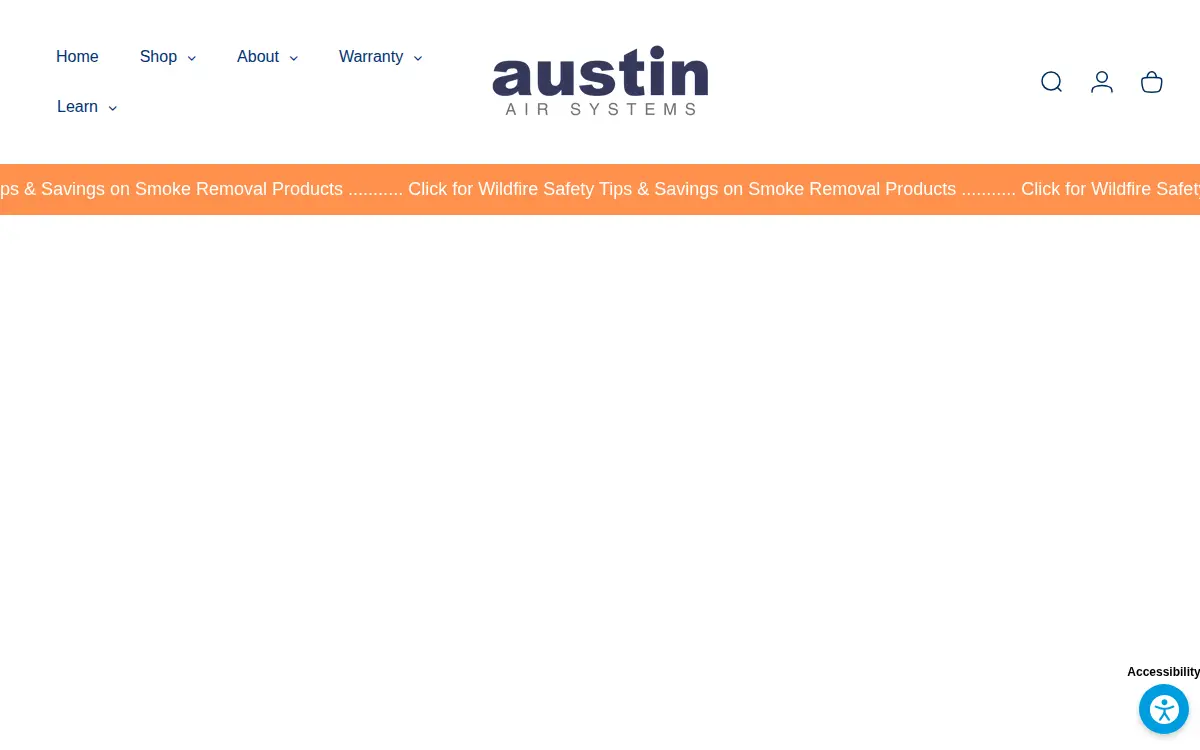 Homepage of Austin Air Systems LTD