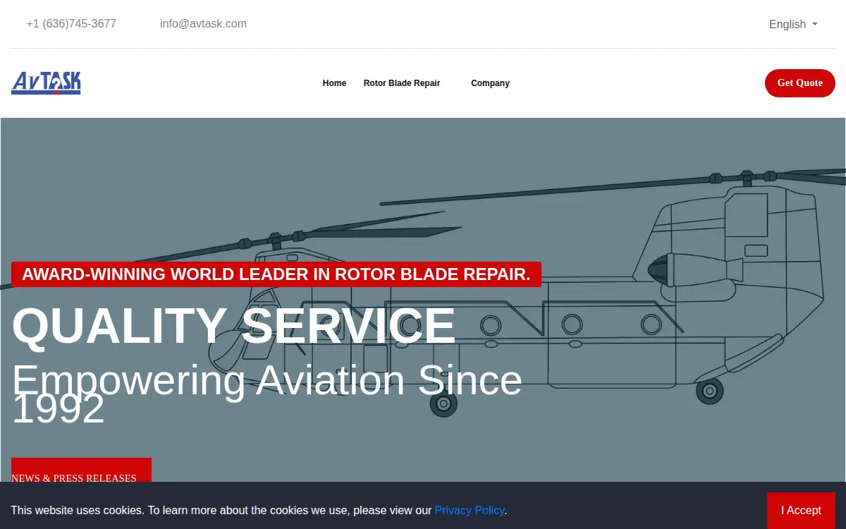 Homepage of Avtask, INC.