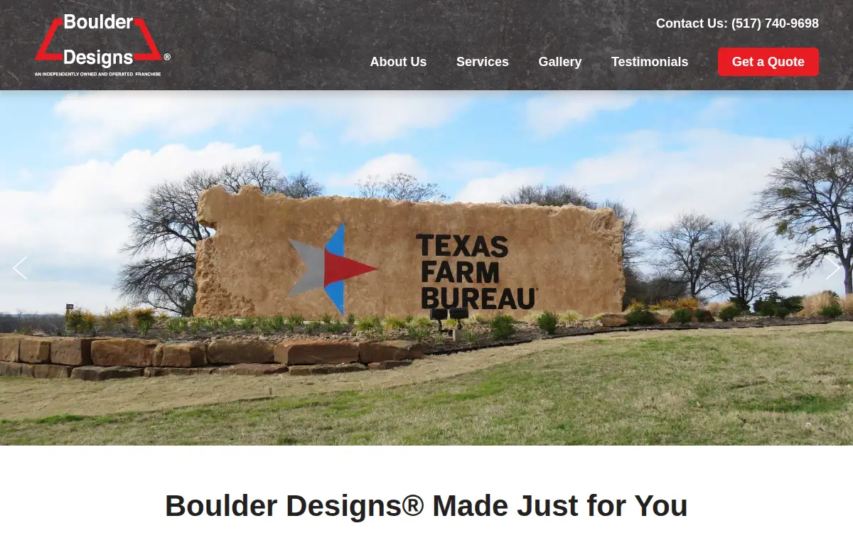 Homepage of Atlas Stoneworks LLC