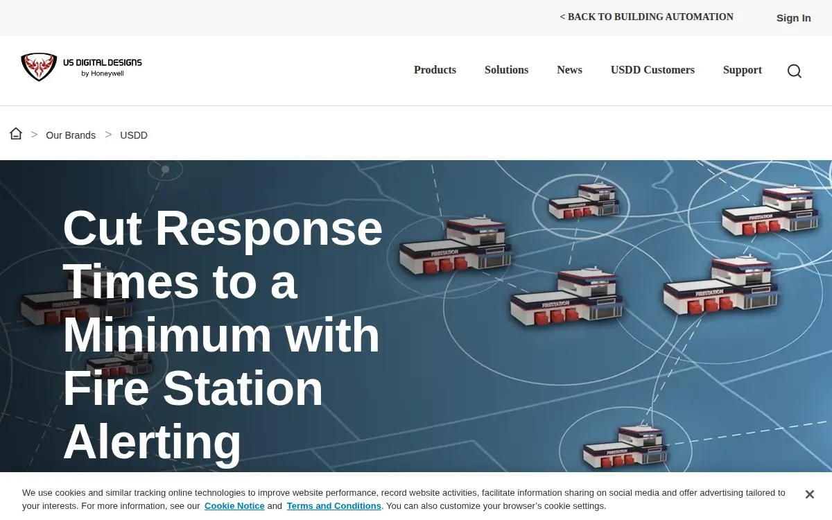 Homepage of Honeywell International INC.