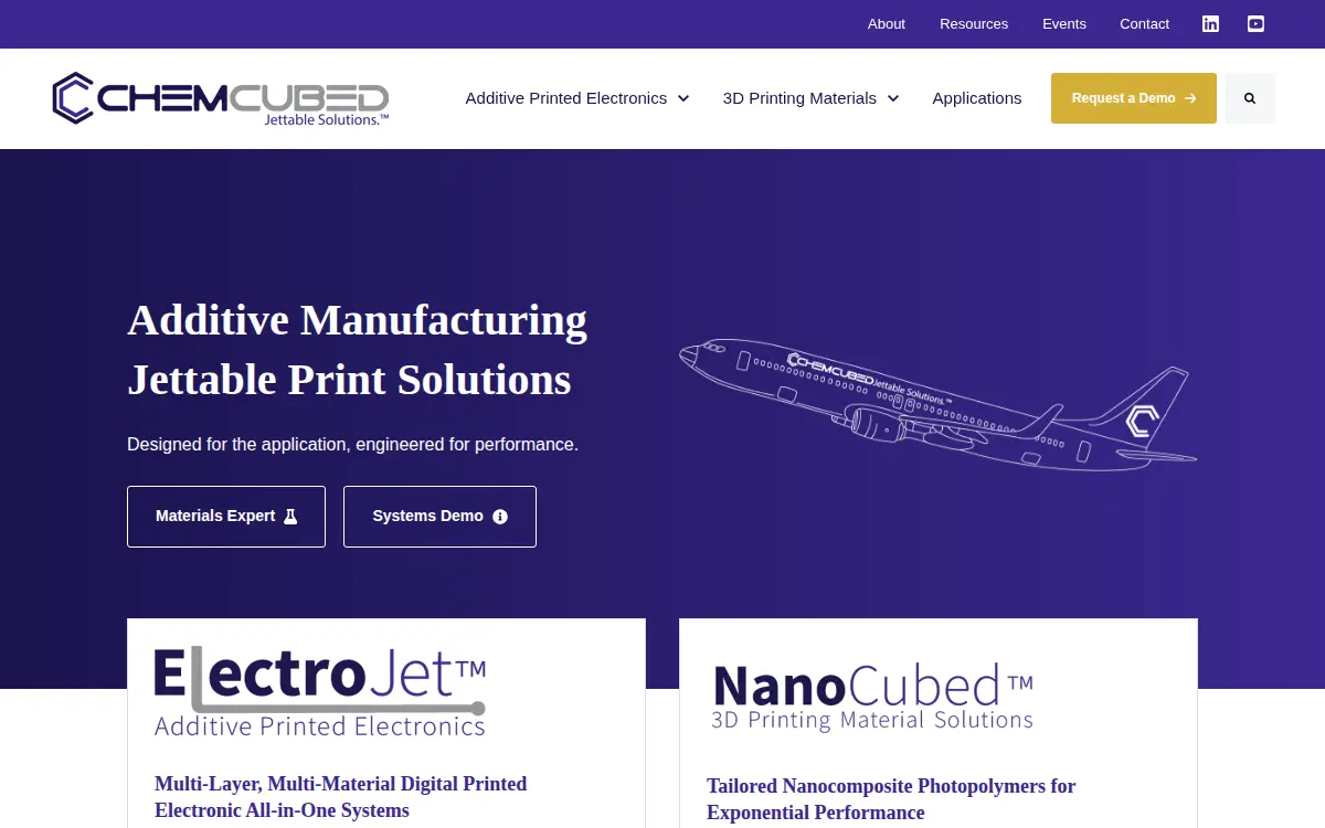 Homepage of Chem3 LLC