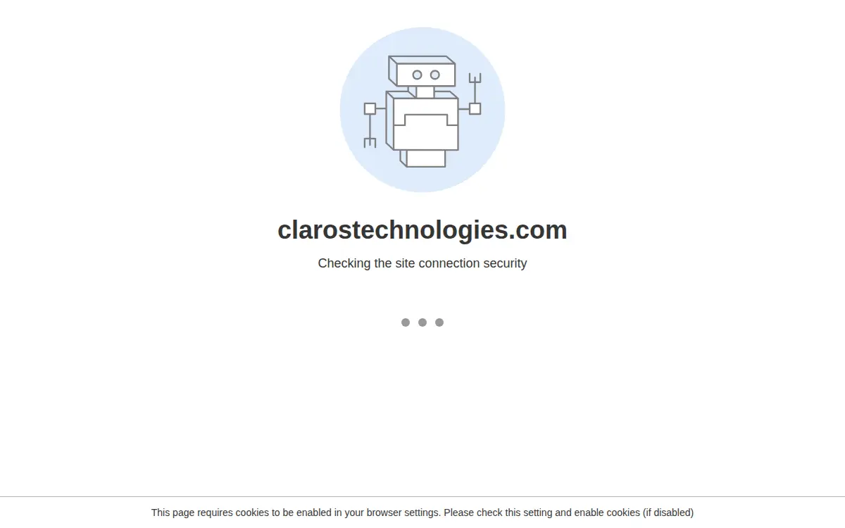 Homepage of Claros Technologies INC