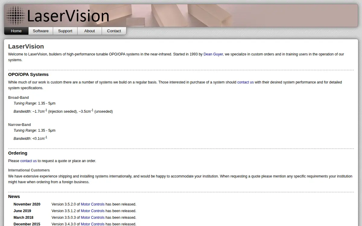 Homepage of Guyer, Dean