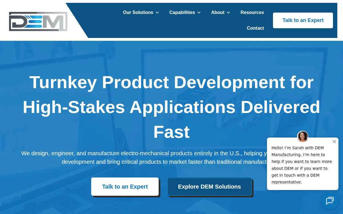 Homepage of Padco Industries LLC