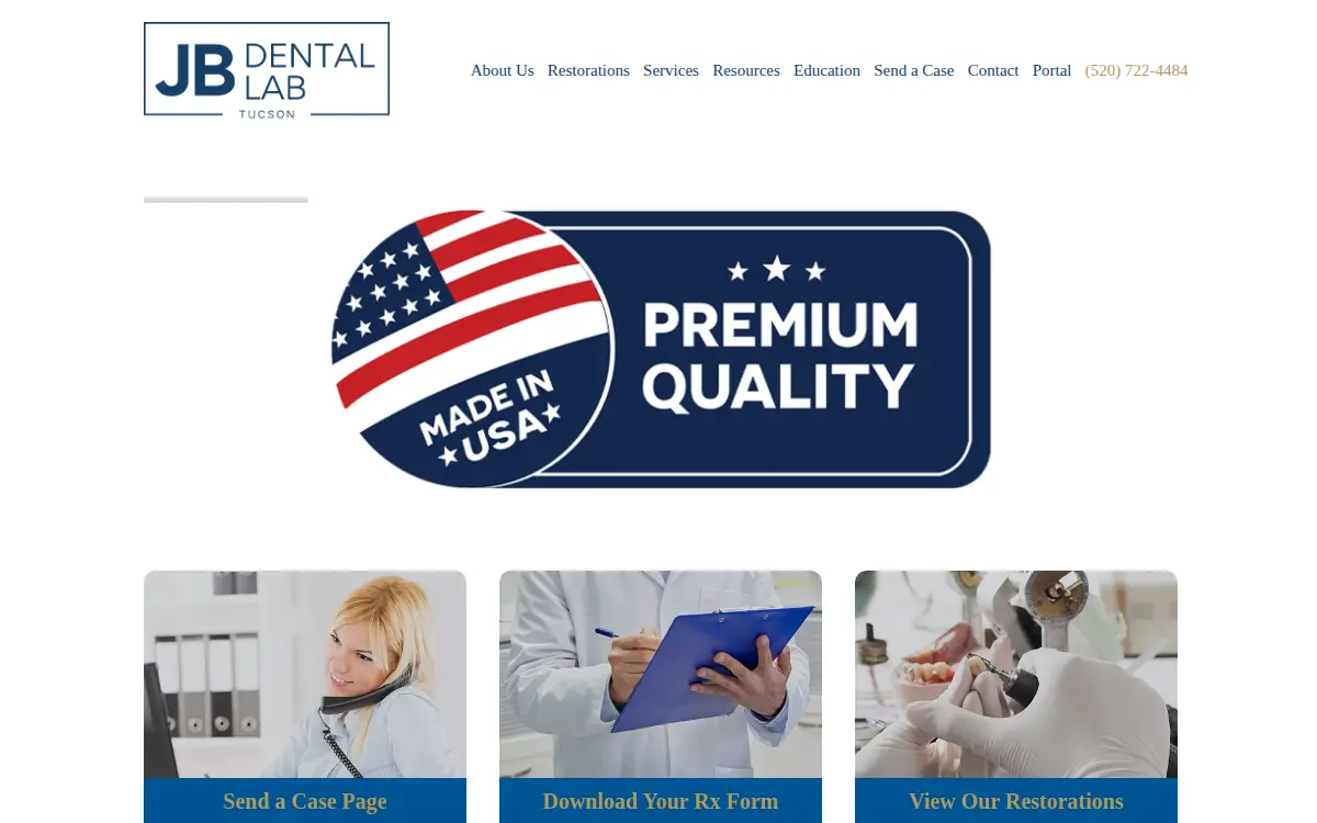 Homepage of Pan-am Dental, LLC
