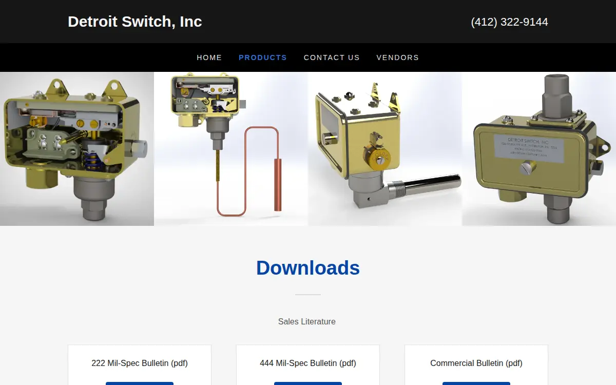 Homepage of Detroit Switch INC