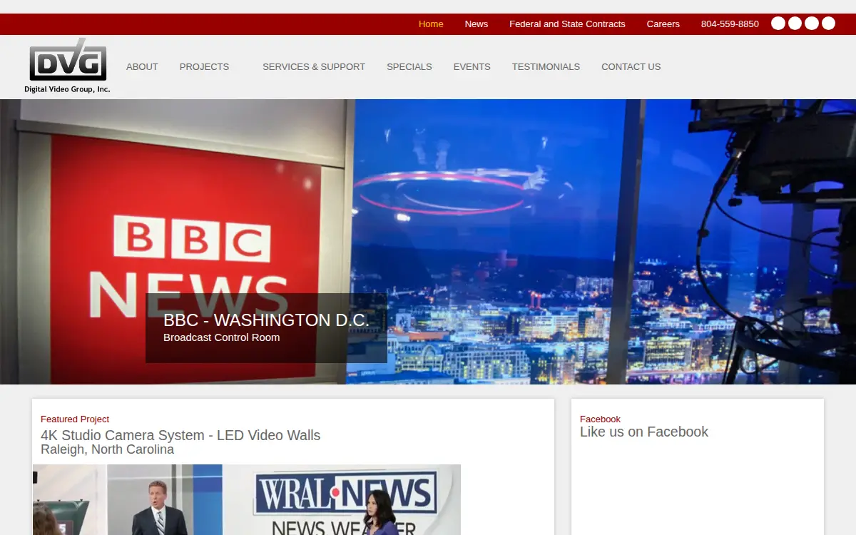 Homepage of Digital Video Group INC