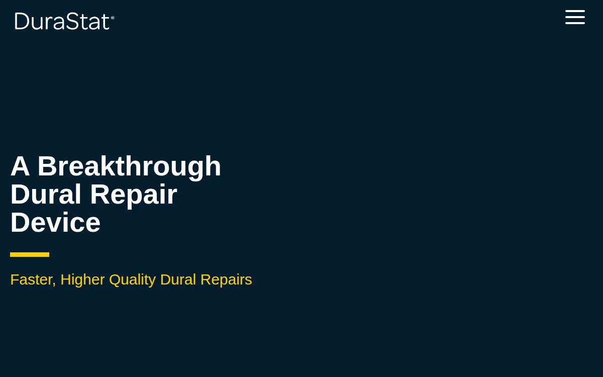 Homepage of Durastat LLC