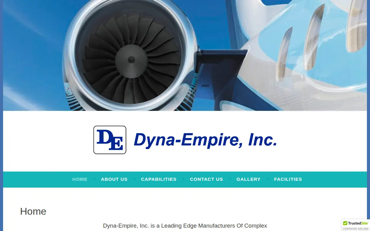 Homepage of Dyna-empire INC