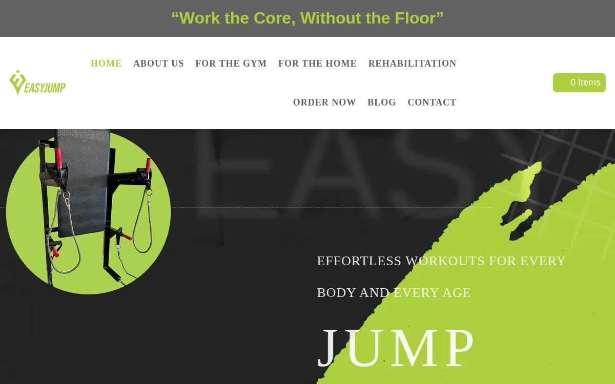Homepage of Easy Jump LLC