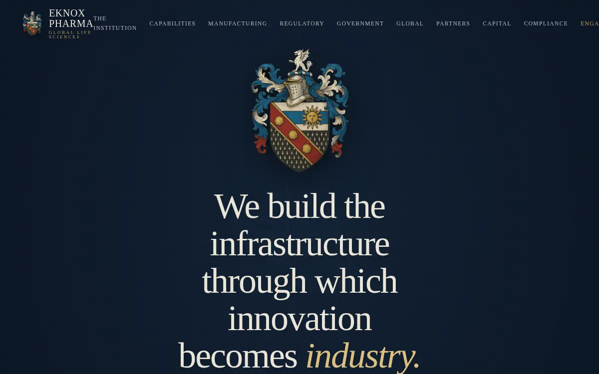 Homepage of Eknox LLC