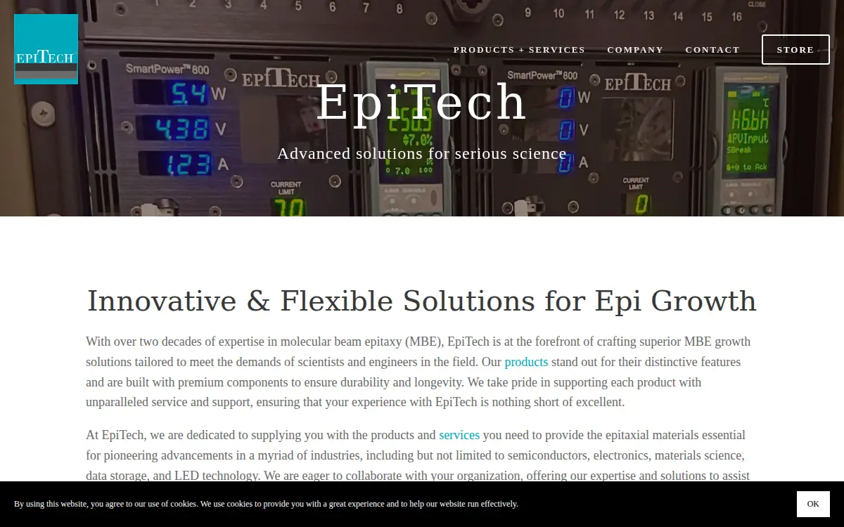 Homepage of Epitech, LLC
