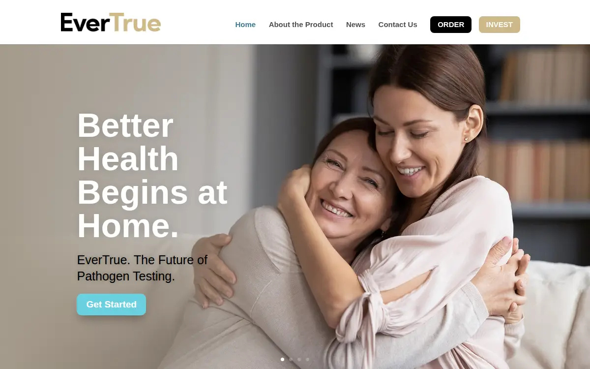 Homepage of Ever True LLC