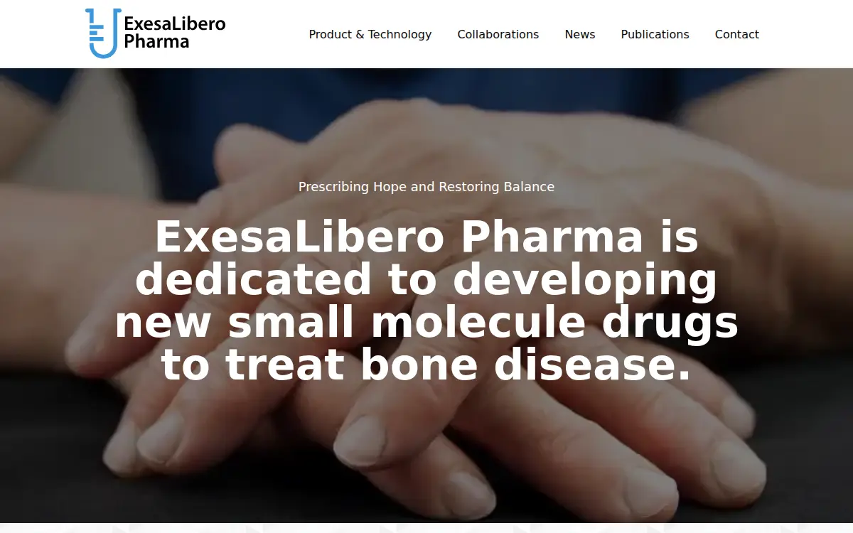 Homepage of Exesalibero Pharma, INC