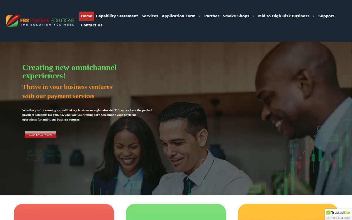 Homepage of Faithbase Solutions LLC