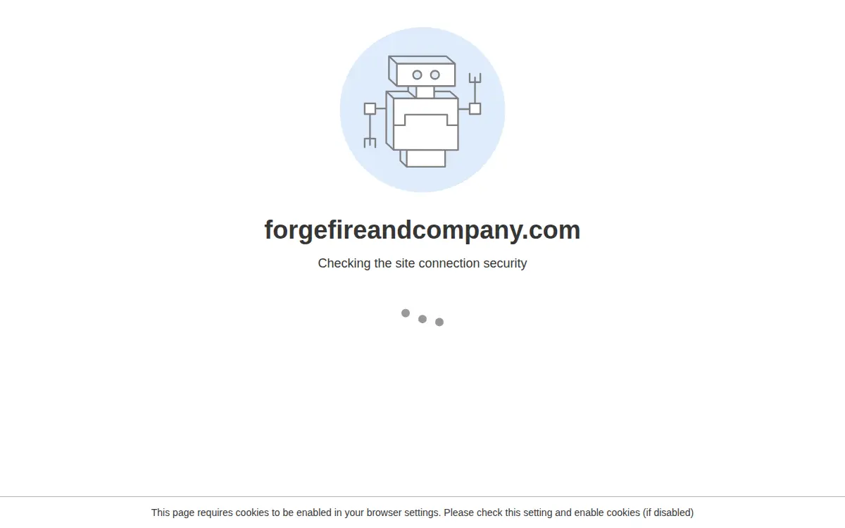 Homepage of Forge Fire & Company LLC