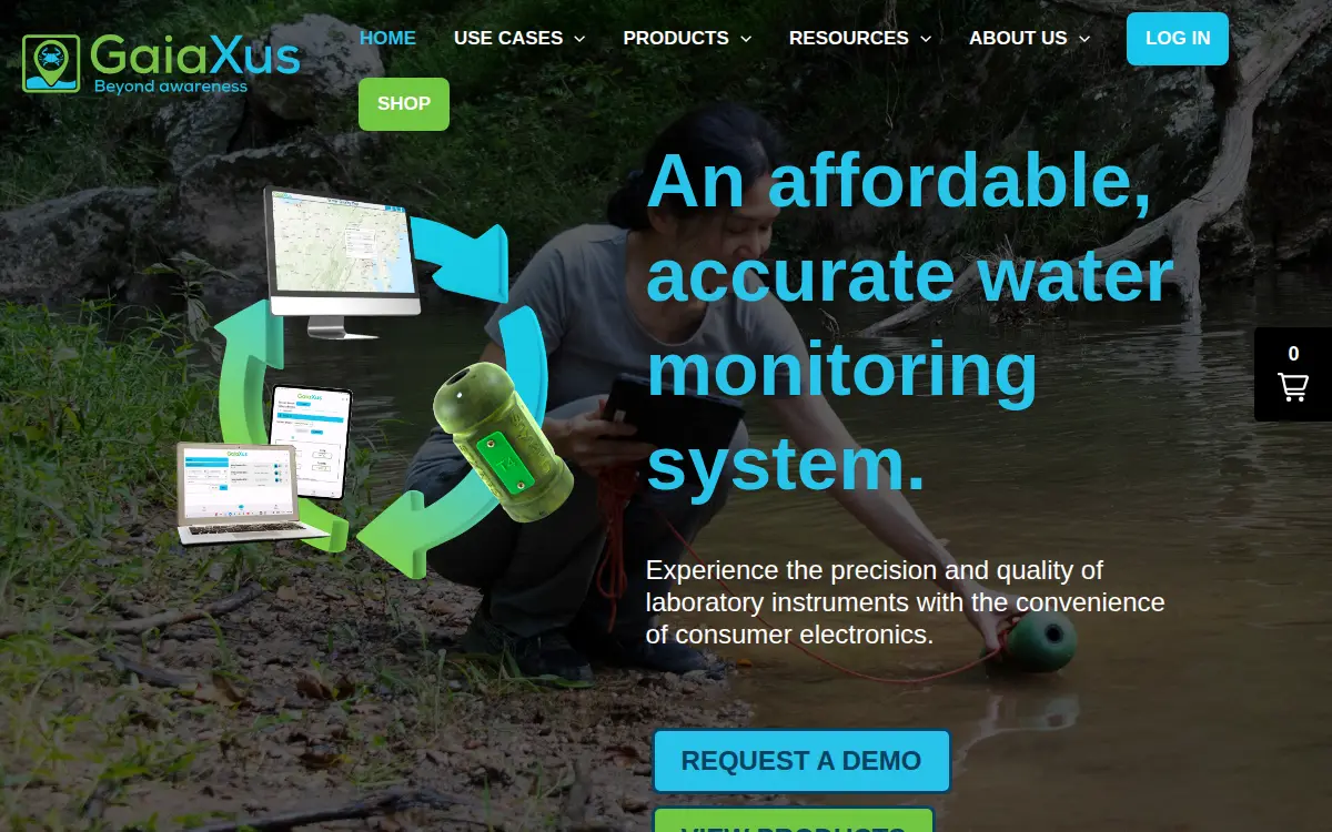 Homepage of Gaiaxus, INC.