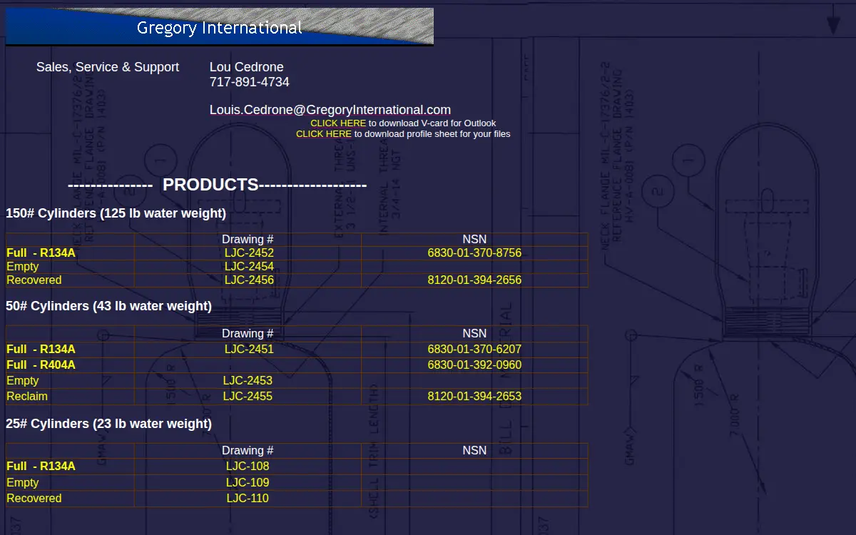 Homepage of Gregory International, INC.