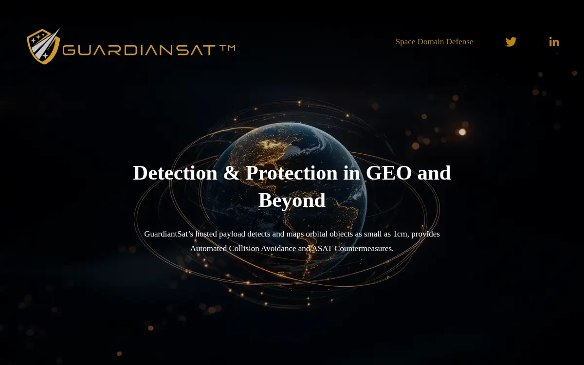 Homepage of Guardiansat LLC