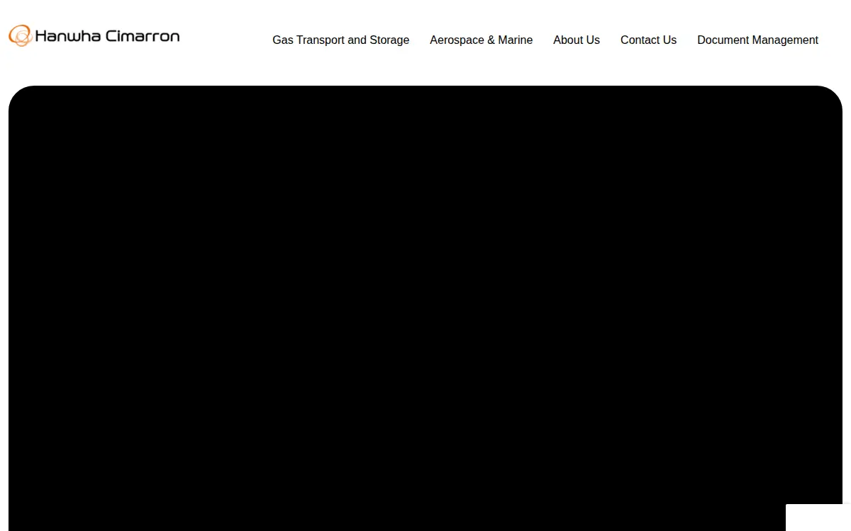 Homepage of Hanwha Cimarron LLC