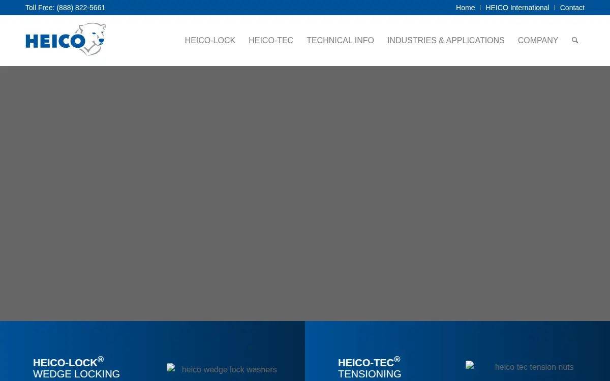 Homepage of Heico Fasteners INC