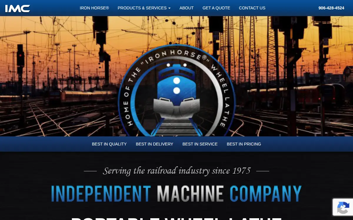 Homepage of Independent Machine CO. INC.