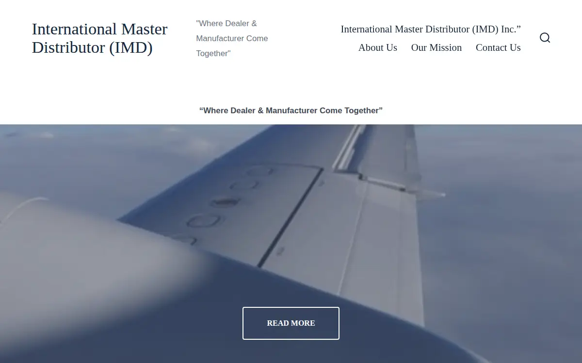 Homepage of International Master Distributor Imd INC