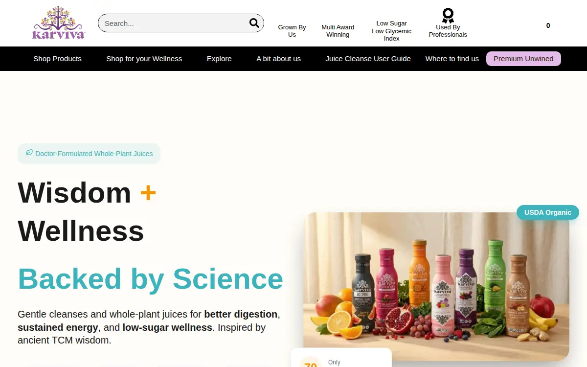 Homepage of Fulfill Food & Beverages, LLC
