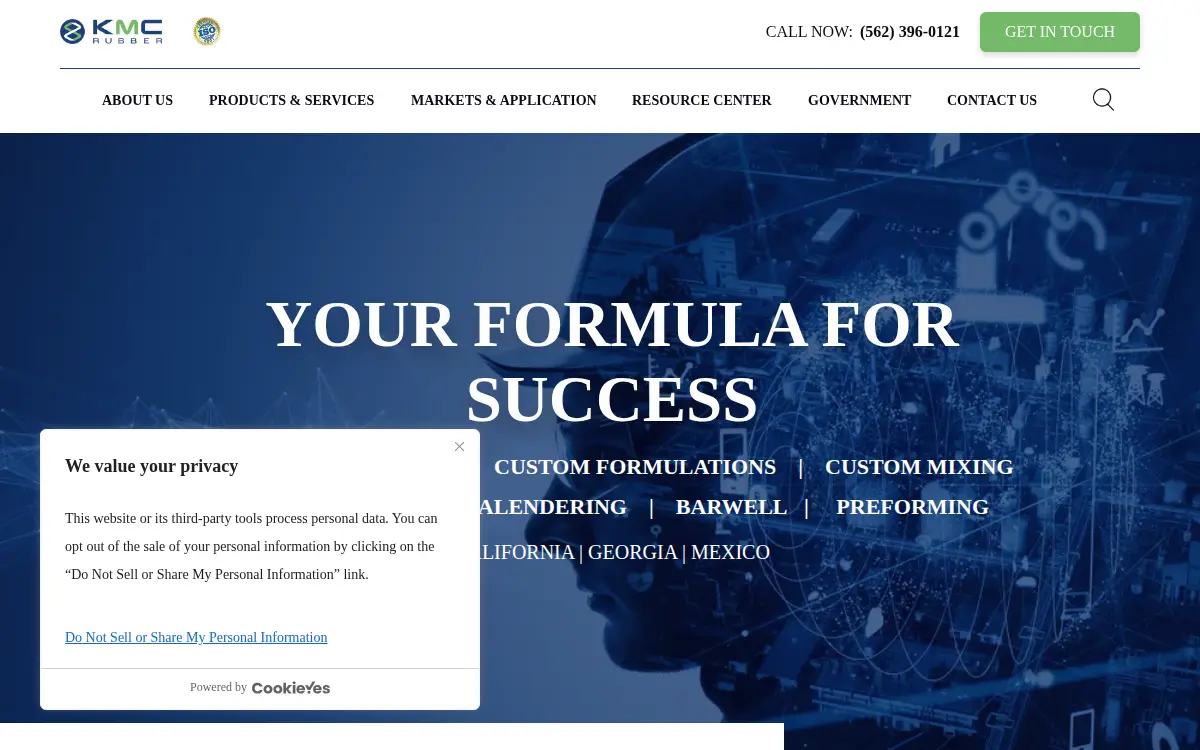 Homepage of Kmc Acquisition LLC