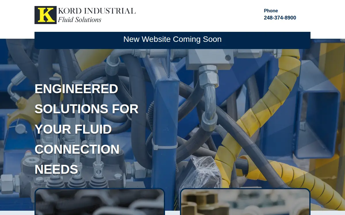 Homepage of Kord Industrial, INC