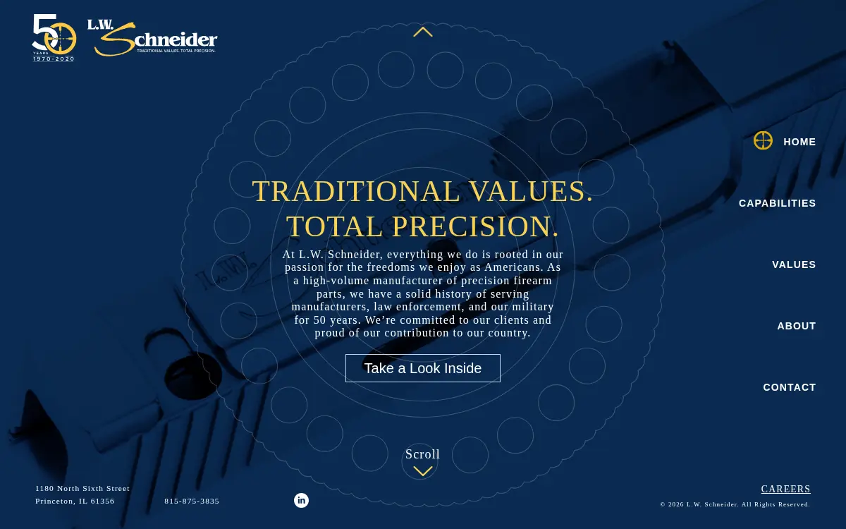 Homepage of L. W. Schneider, INC