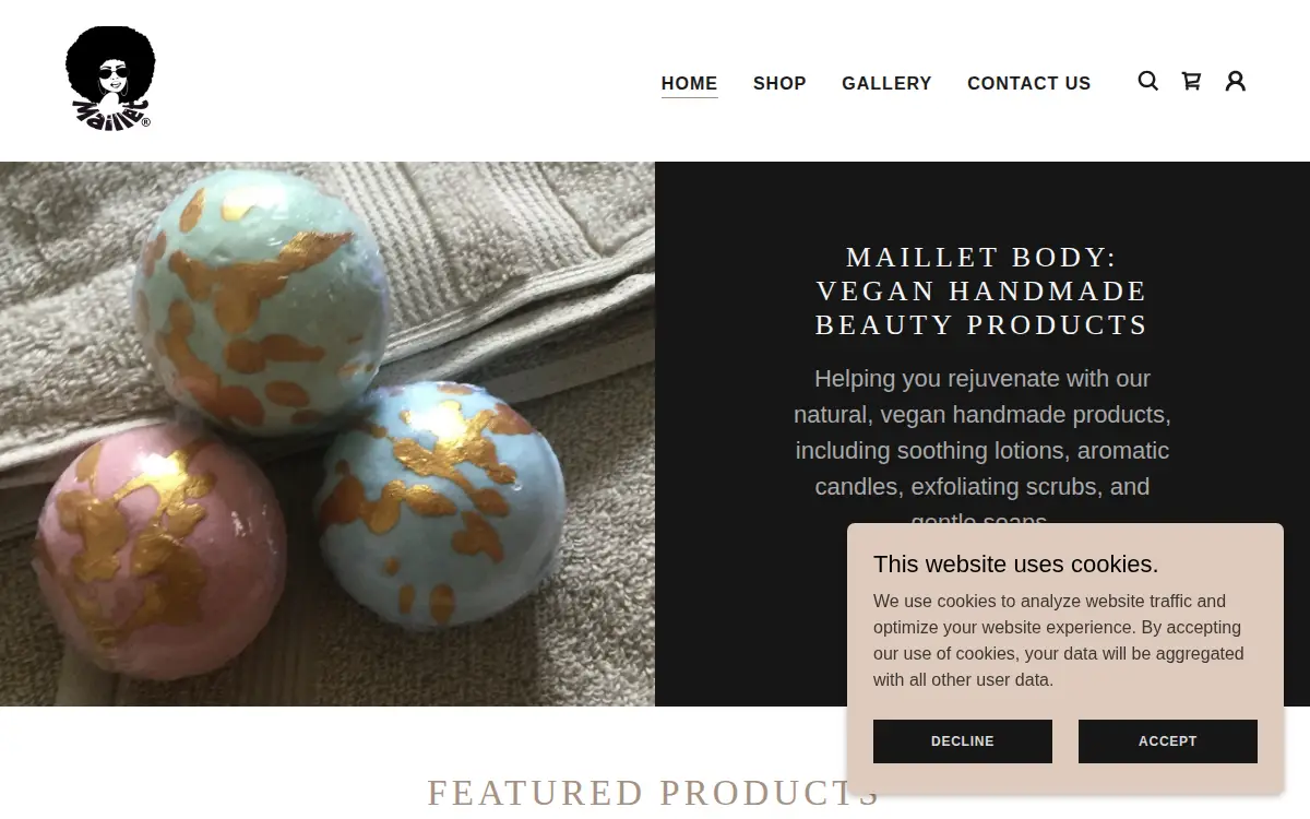 Homepage of Maillet Body LLC