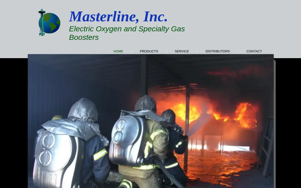 Homepage of Masterline, INC.