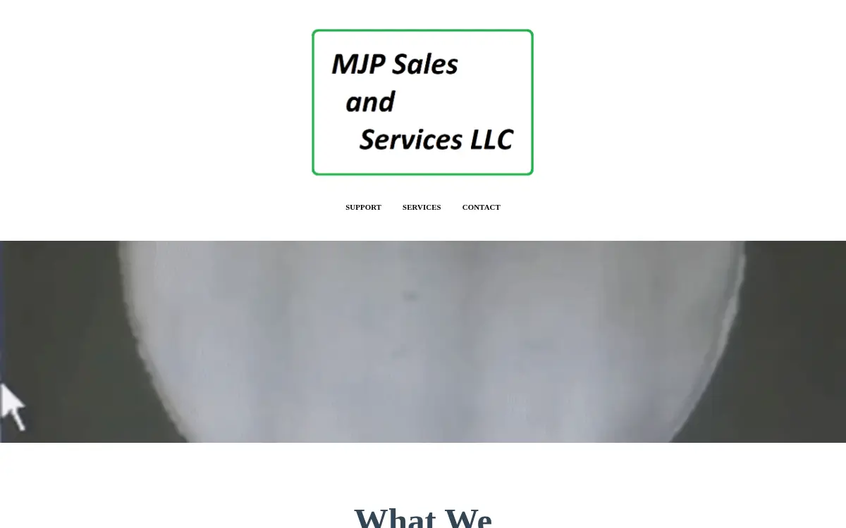 Homepage of Mjp Sales & Services LLC