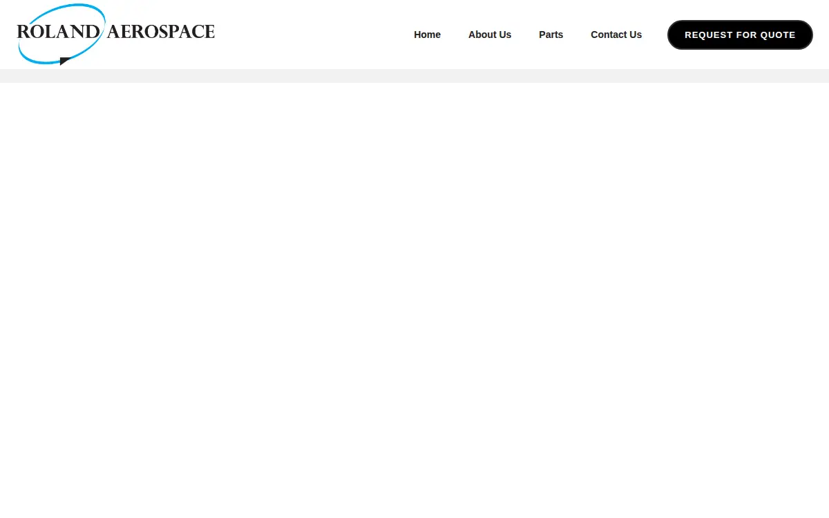 Homepage of Roland Aerospace LLC