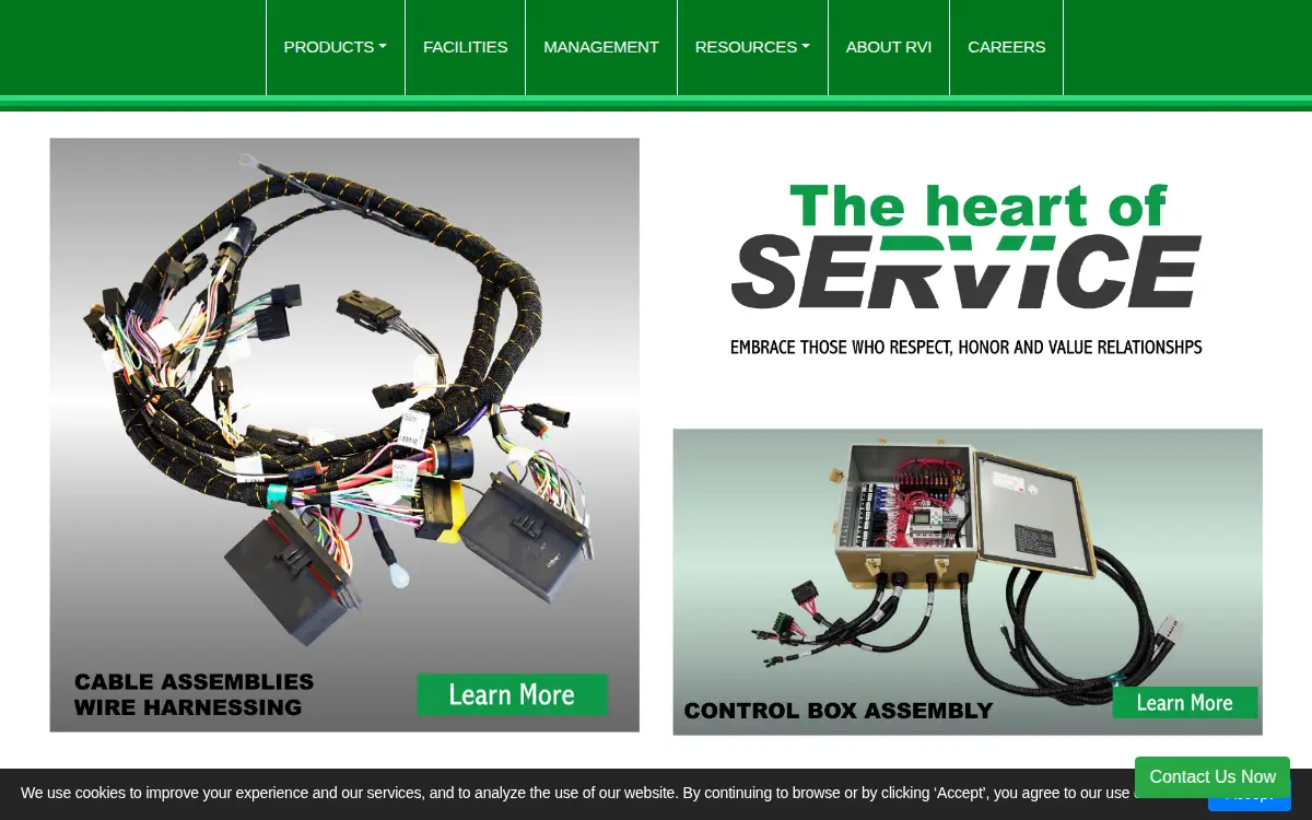 Homepage of Rvi INC