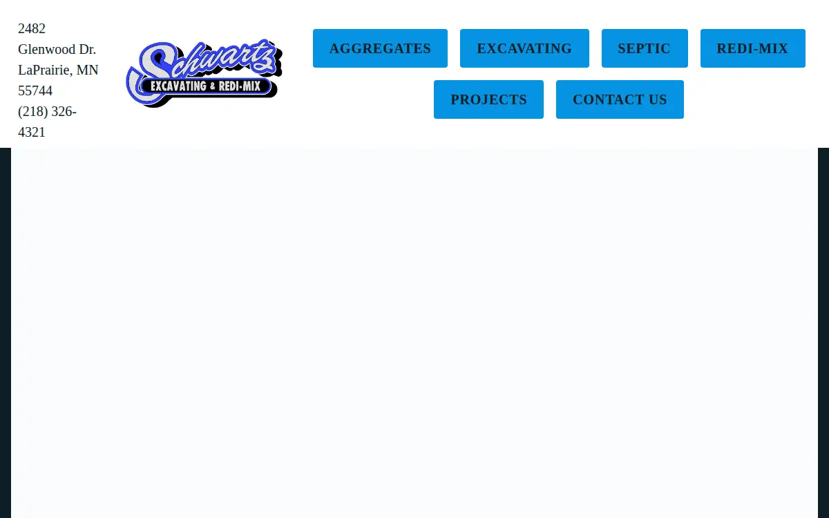 Homepage of Schwartz Redi-mix INC