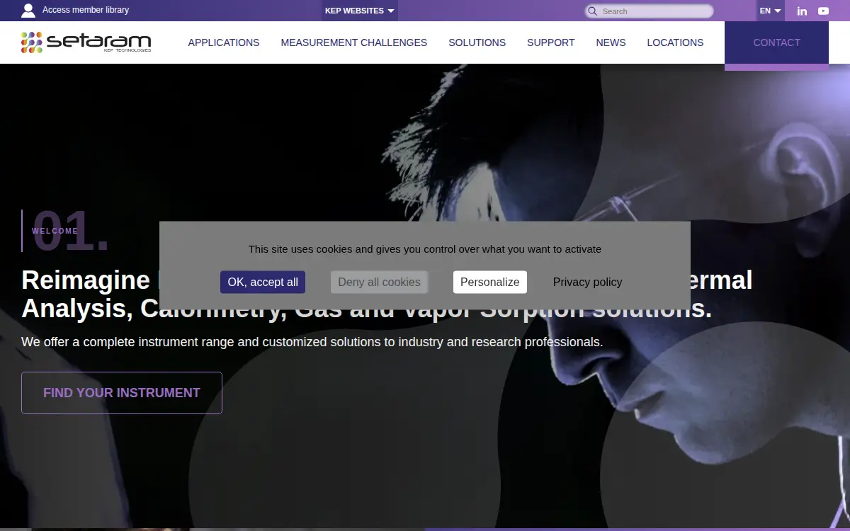 Homepage of Kep Technologies INC