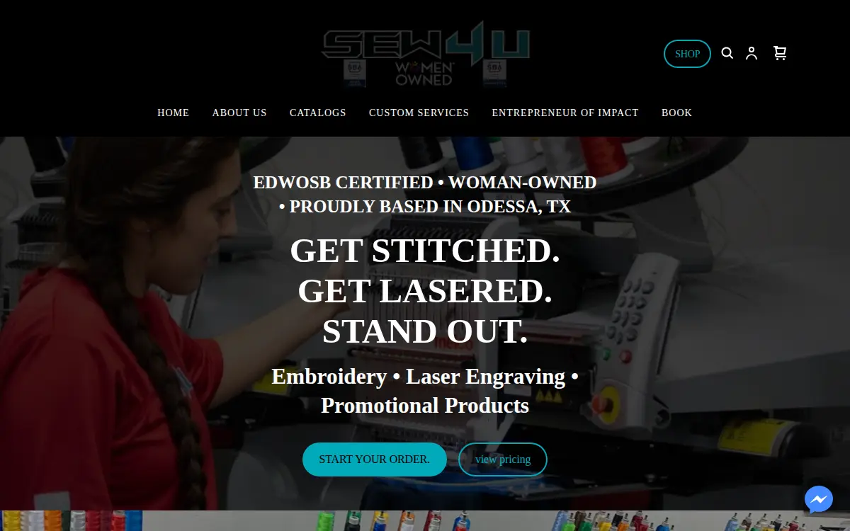 Homepage of Sew 4u LLC