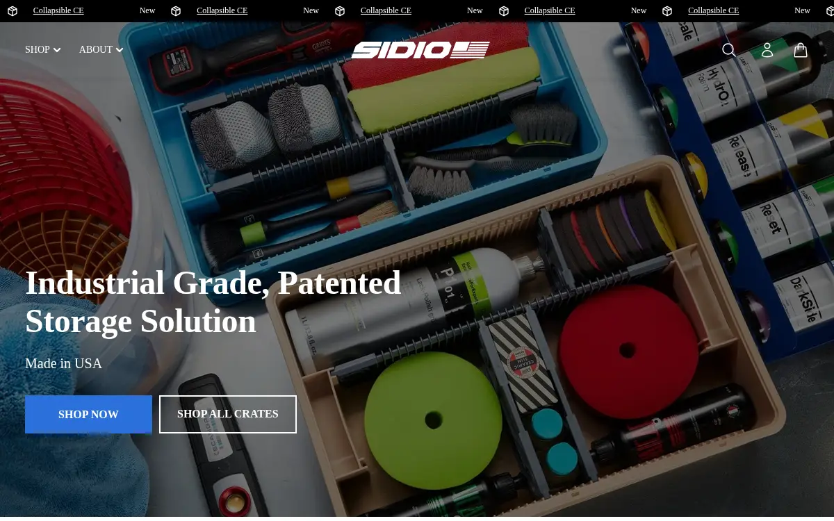 Homepage of Sidio CORP.