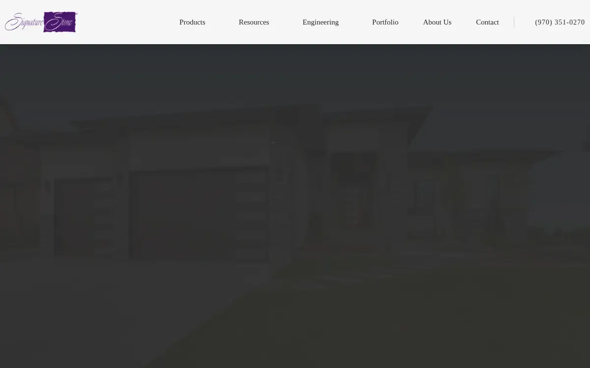 Homepage of Stone Building Products, LLC