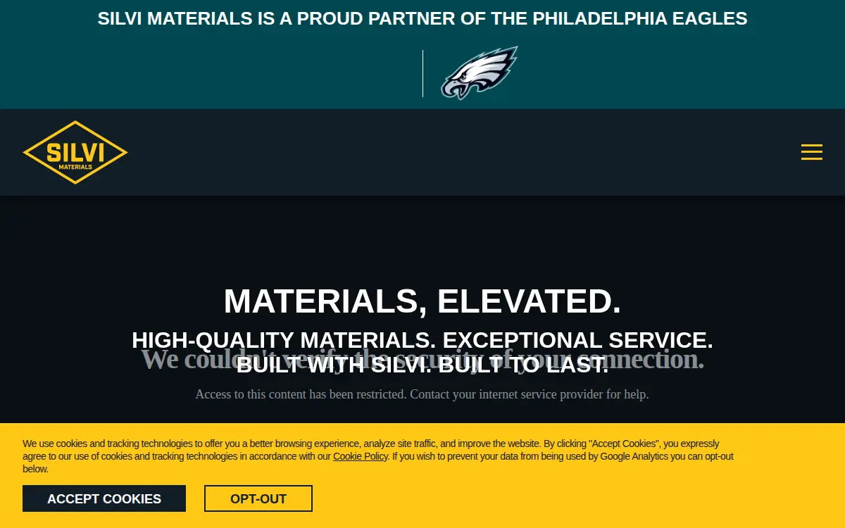 Homepage of Gibraltar Rock, INC.