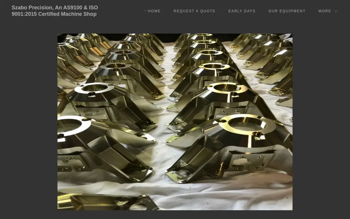 Homepage of Szabo Precision