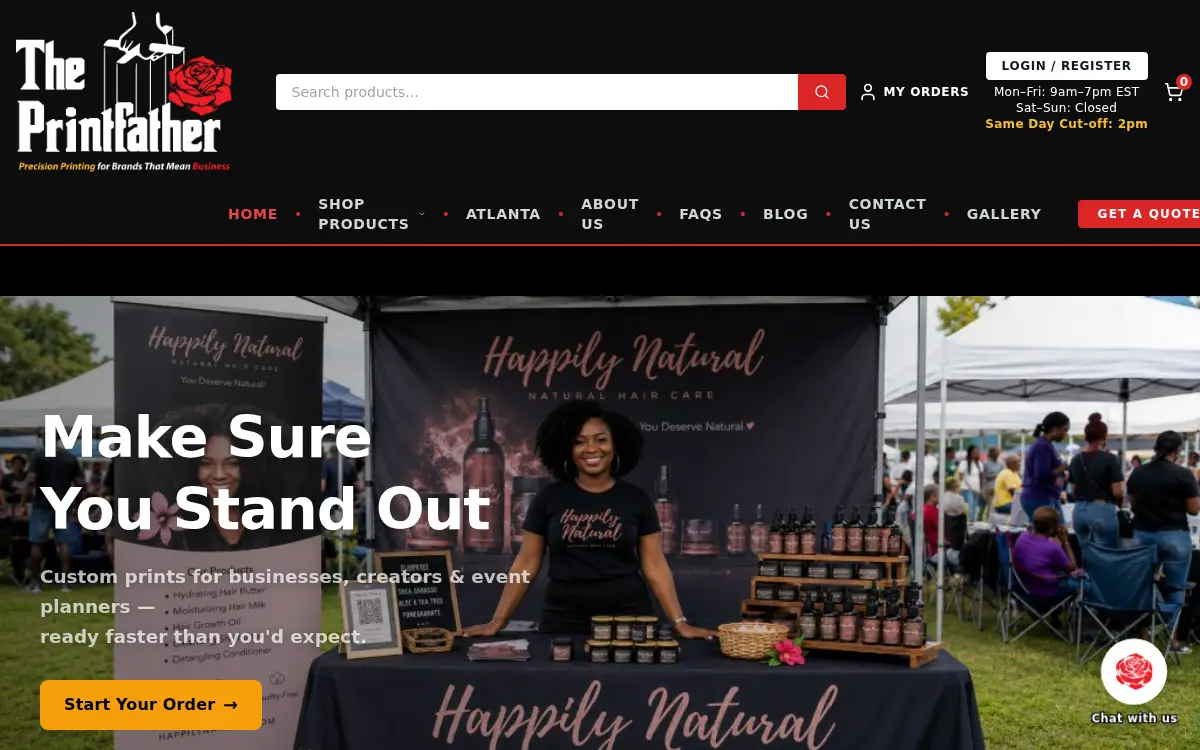 Homepage of The Printfather LLC