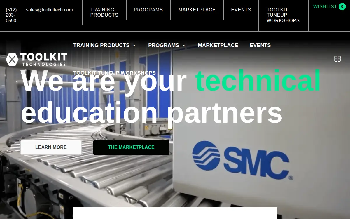 Homepage of Toolkit Technologies INC.